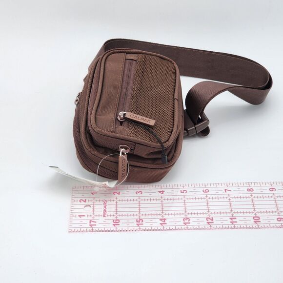 CALPAK Stevyn Fanny Pack Walnut Brown Belt Bag NWT - Picture 7 of 7